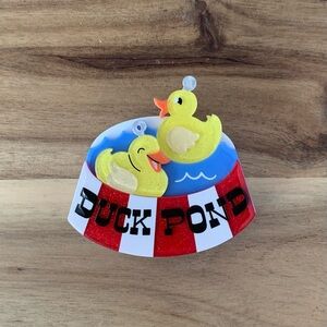 Erstwilder Hooked on a Feeling Brooch duck pond bird pin NWOT